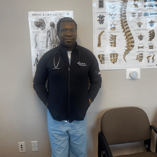 Jackson Taravine PA-C providing primary healthcare services in Arizona clinic